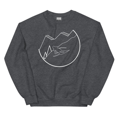 Skifahren - (49) - Sweatshirt (Unisex) klettern ski xxx yyy zzz Dark Heather