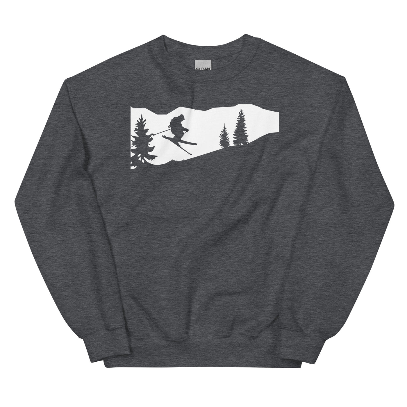 Skifahren - (51) - Sweatshirt (Unisex) klettern ski xxx yyy zzz Dark Heather