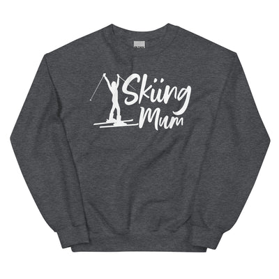 Skifahren Mum - Sweatshirt (Unisex) klettern ski xxx yyy zzz Dark Heather