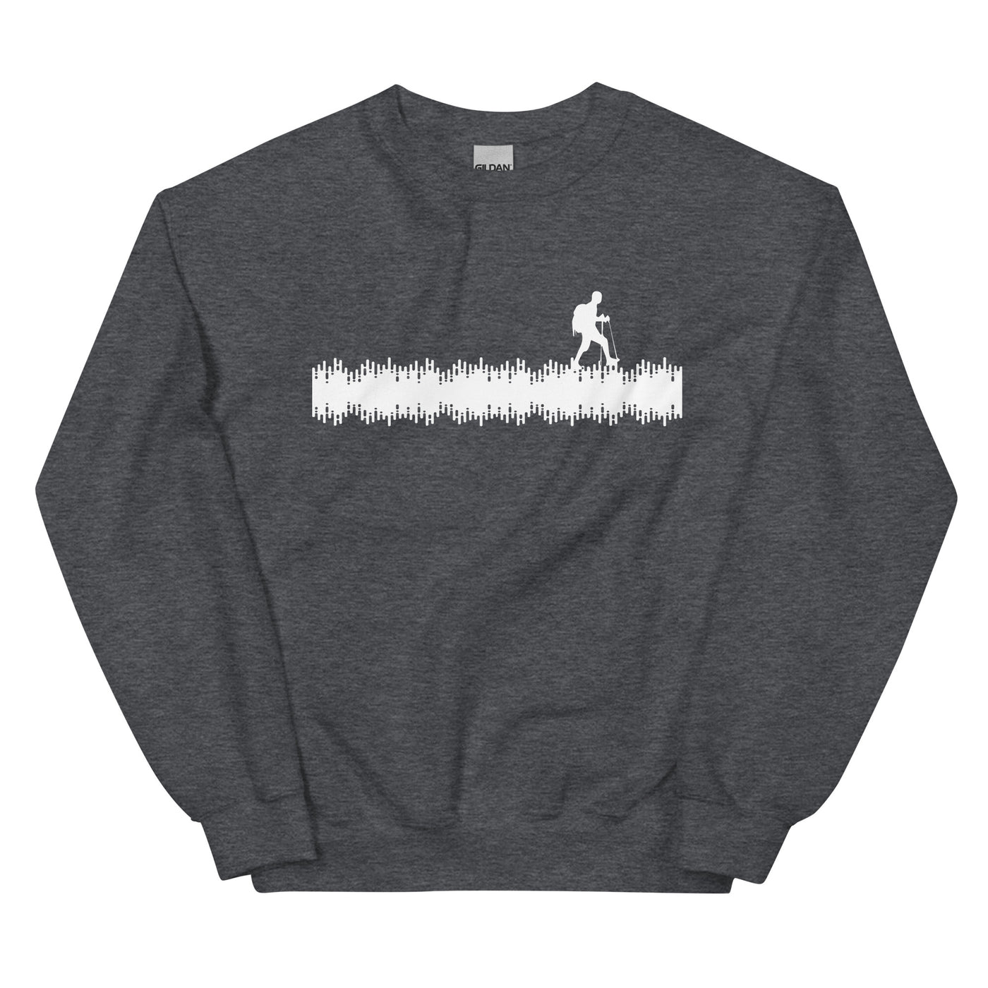 Schallwellen - Wandern - Sweatshirt (Unisex) wandern xxx yyy zzz Dark Heather