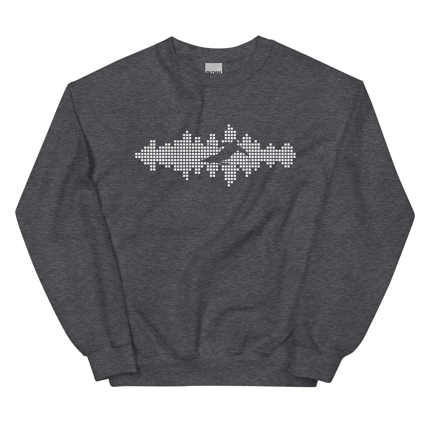 Schallwellen - Skifahren - Sweatshirt (Unisex) klettern ski xxx yyy zzz Dark Heather