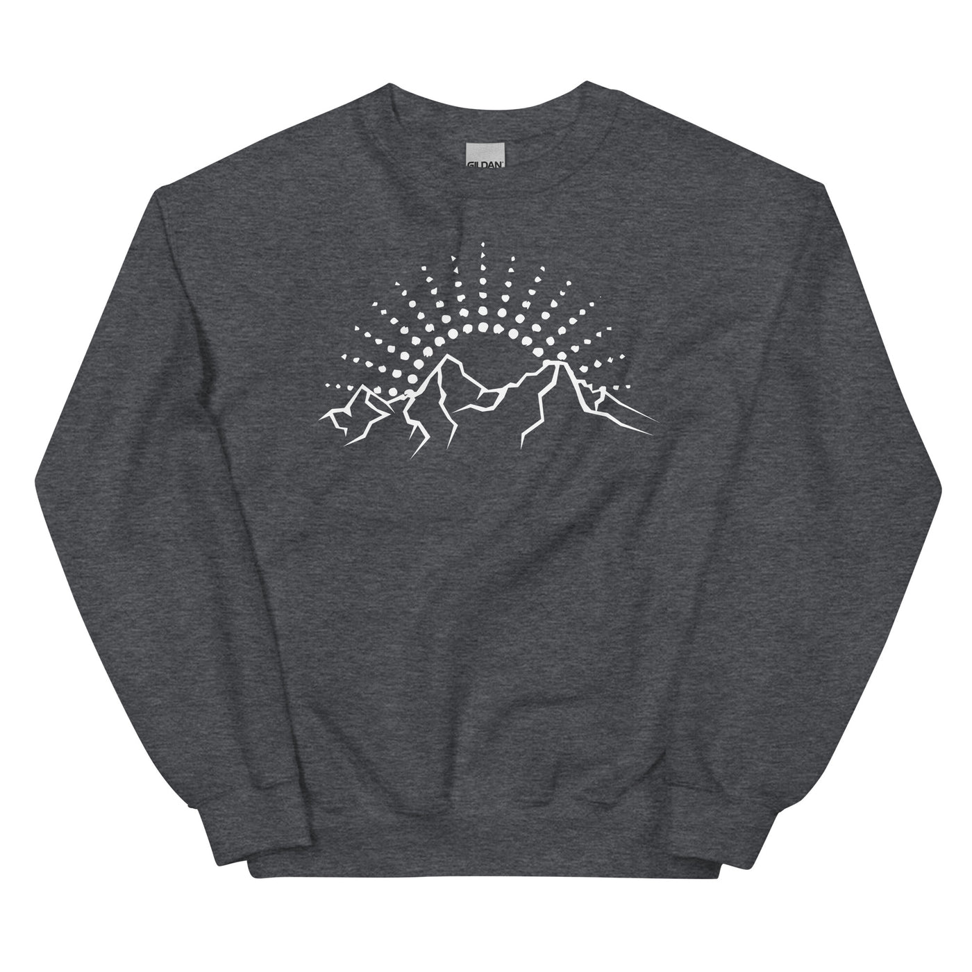 Sonne - Berge - Sweatshirt (Unisex) berge xxx yyy zzz Dark Heather