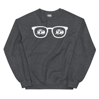 Sonnenbrille und Camping 2 - Sweatshirt (Unisex) camping xxx yyy zzz Dark Heather