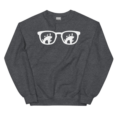 Sonnenbrille und Klettern - Sweatshirt (Unisex) klettern xxx yyy zzz Dark Heather