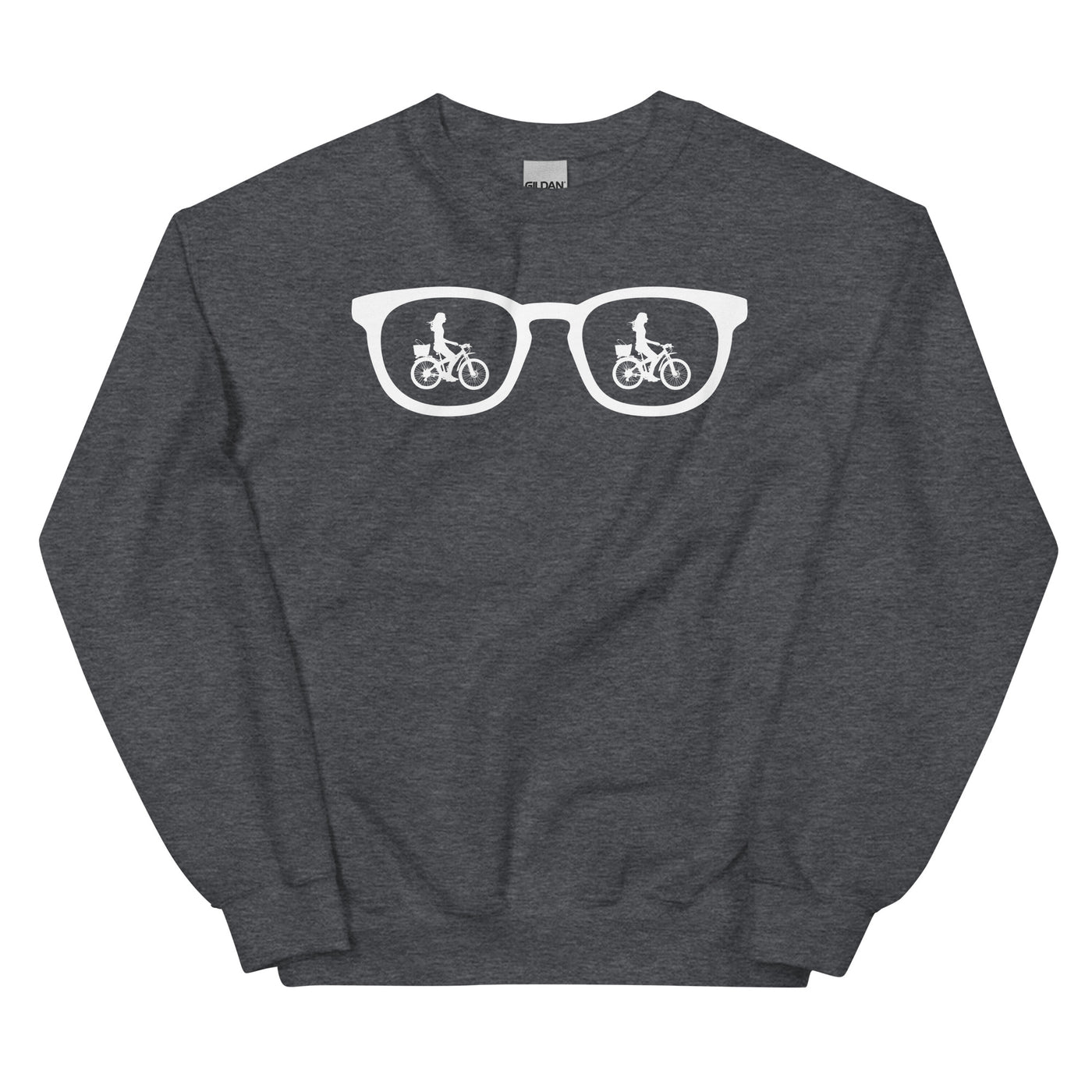 Sonnenbrille und Radfahren 2 - Sweatshirt (Unisex) fahrrad xxx yyy zzz Dark Heather