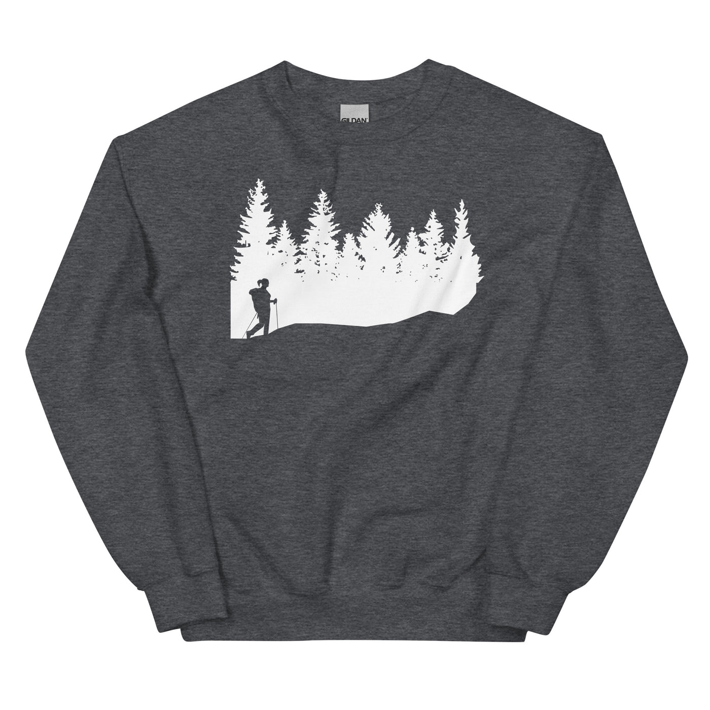 Bäume - Wandern - Sweatshirt (Unisex) wandern xxx yyy zzz Dark Heather