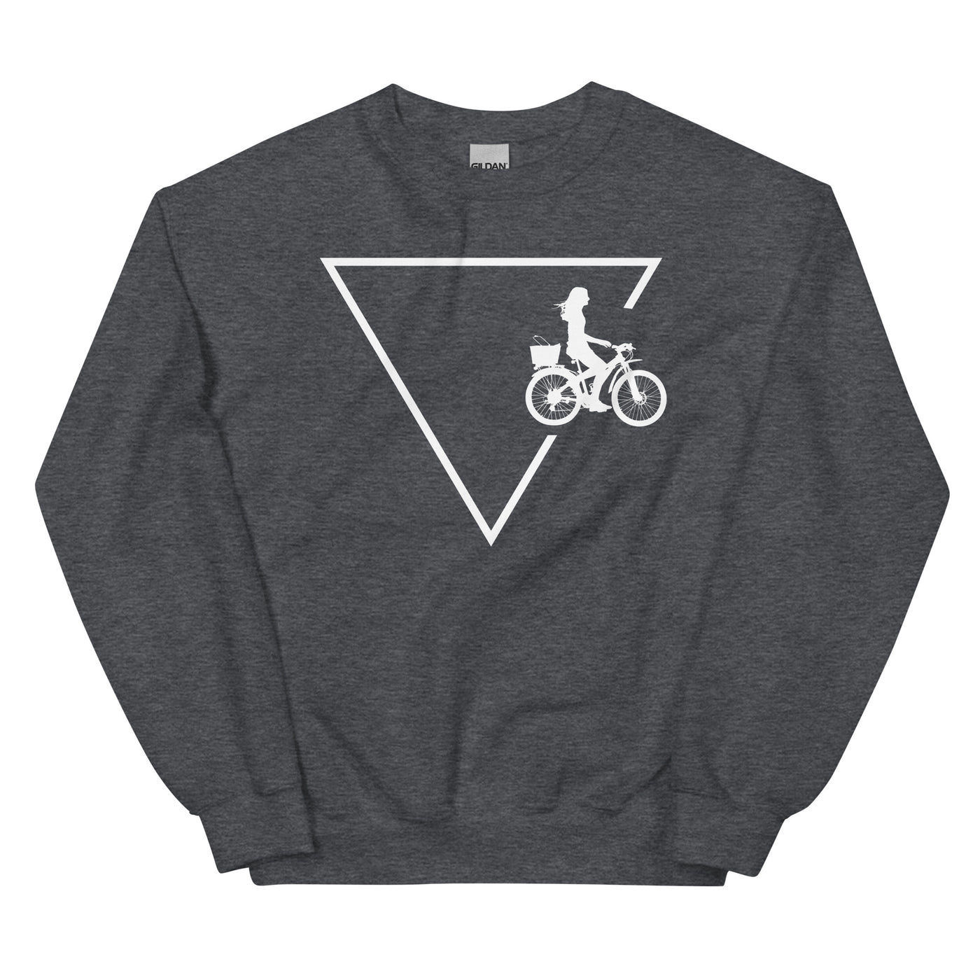 Dreieck 1 und Radfahren - Sweatshirt (Unisex) fahrrad xxx yyy zzz Dark Heather