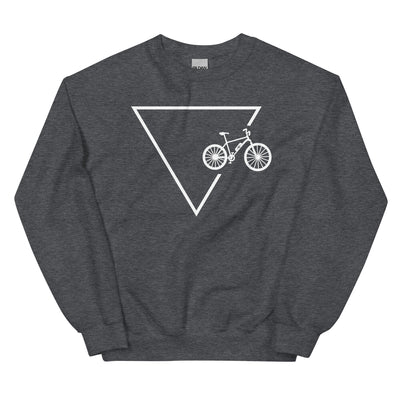 Dreieck 1 und Ebike - Sweatshirt (Unisex) e-bike xxx yyy zzz Dark Heather