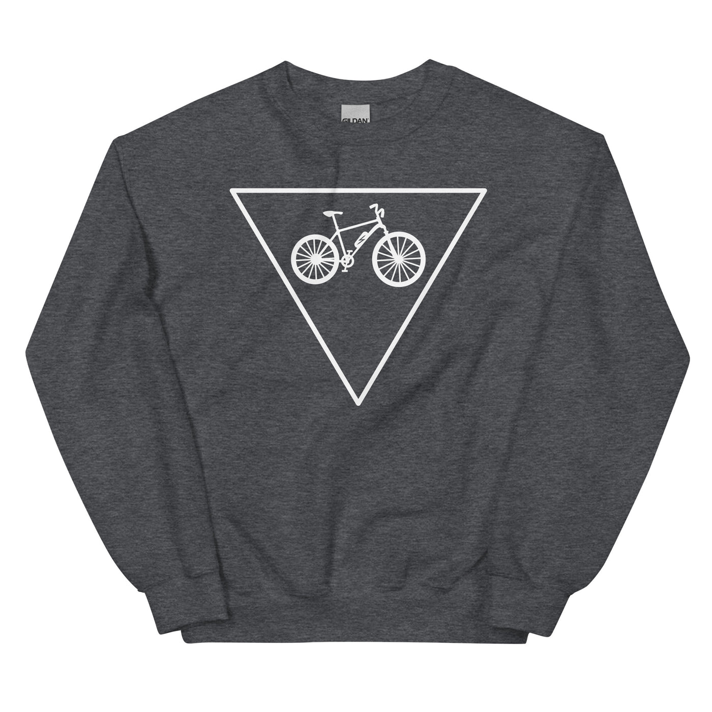 Dreieck und Ebike - Sweatshirt (Unisex) e-bike xxx yyy zzz Dark Heather