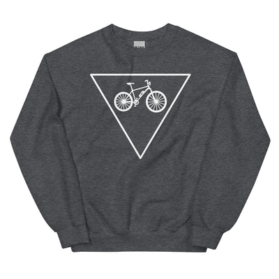 Dreieck und Ebike - Sweatshirt (Unisex) e-bike xxx yyy zzz Dark Heather