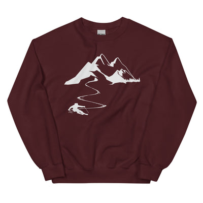 Skisüchtig - Sweatshirt (Unisex) ski Maroon