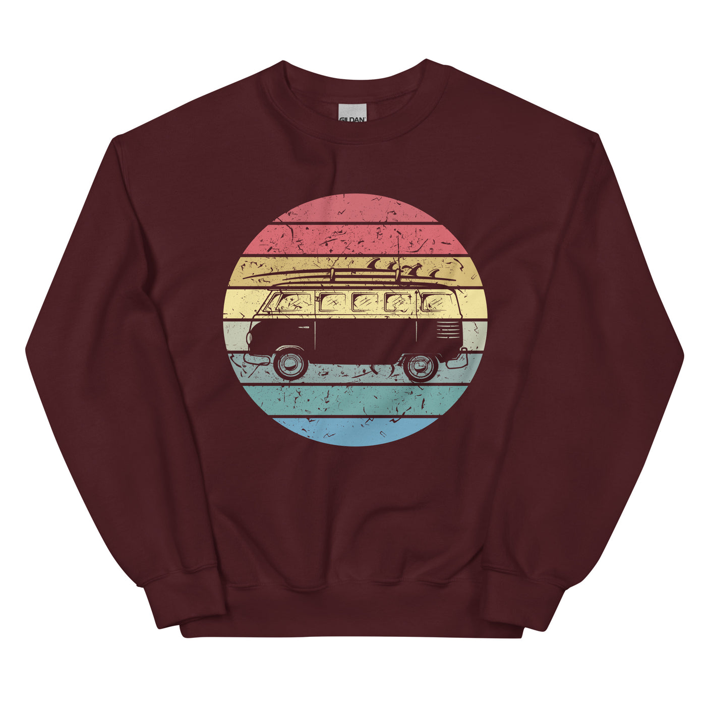 Camping Vintage - Sweatshirt (Unisex) camping Maroon