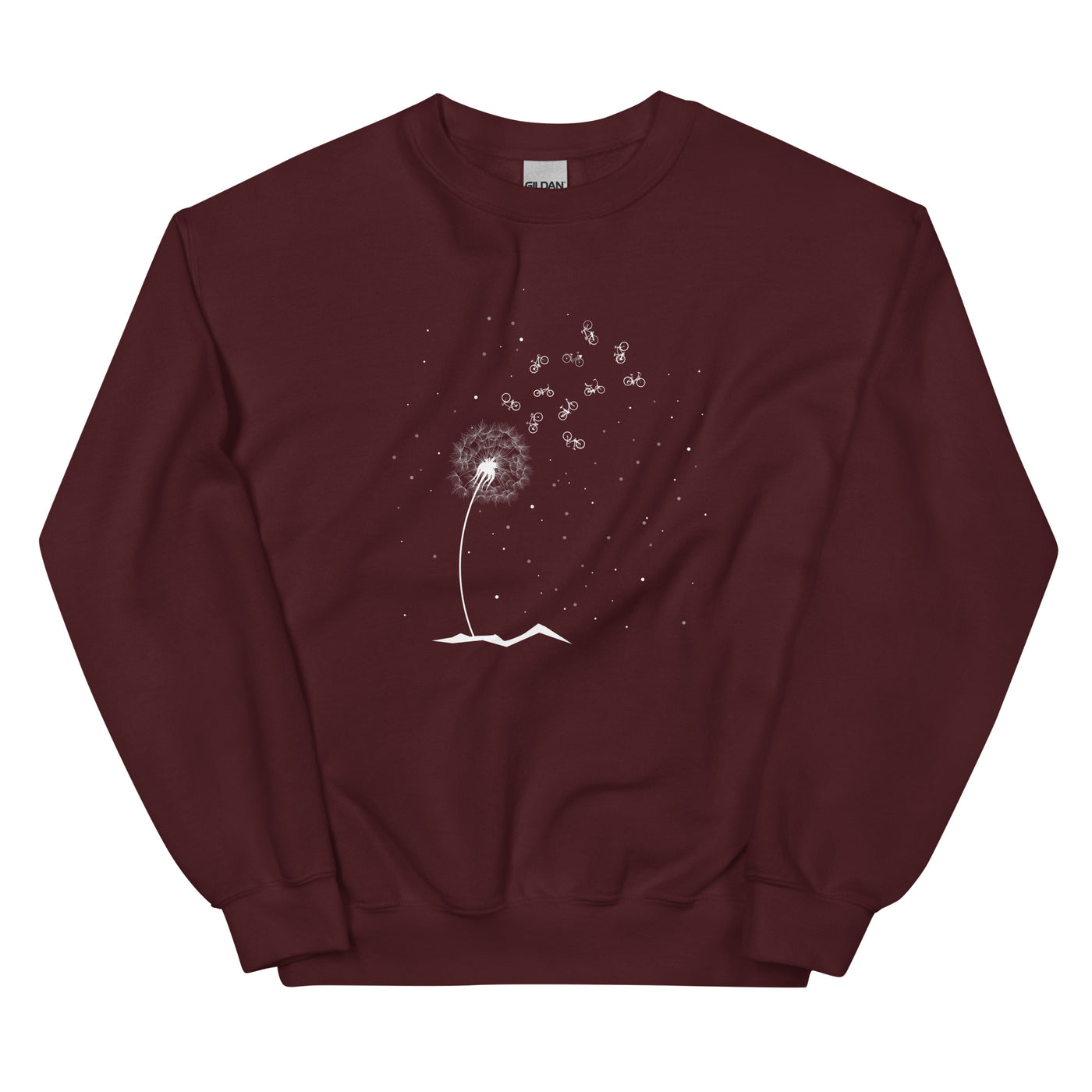 Pusteblume Fahrräder - Sweatshirt (Unisex) fahrrad mountainbike Maroon