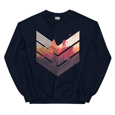 Wanderführer - Sweatshirt (Unisex) berge wandern Navy