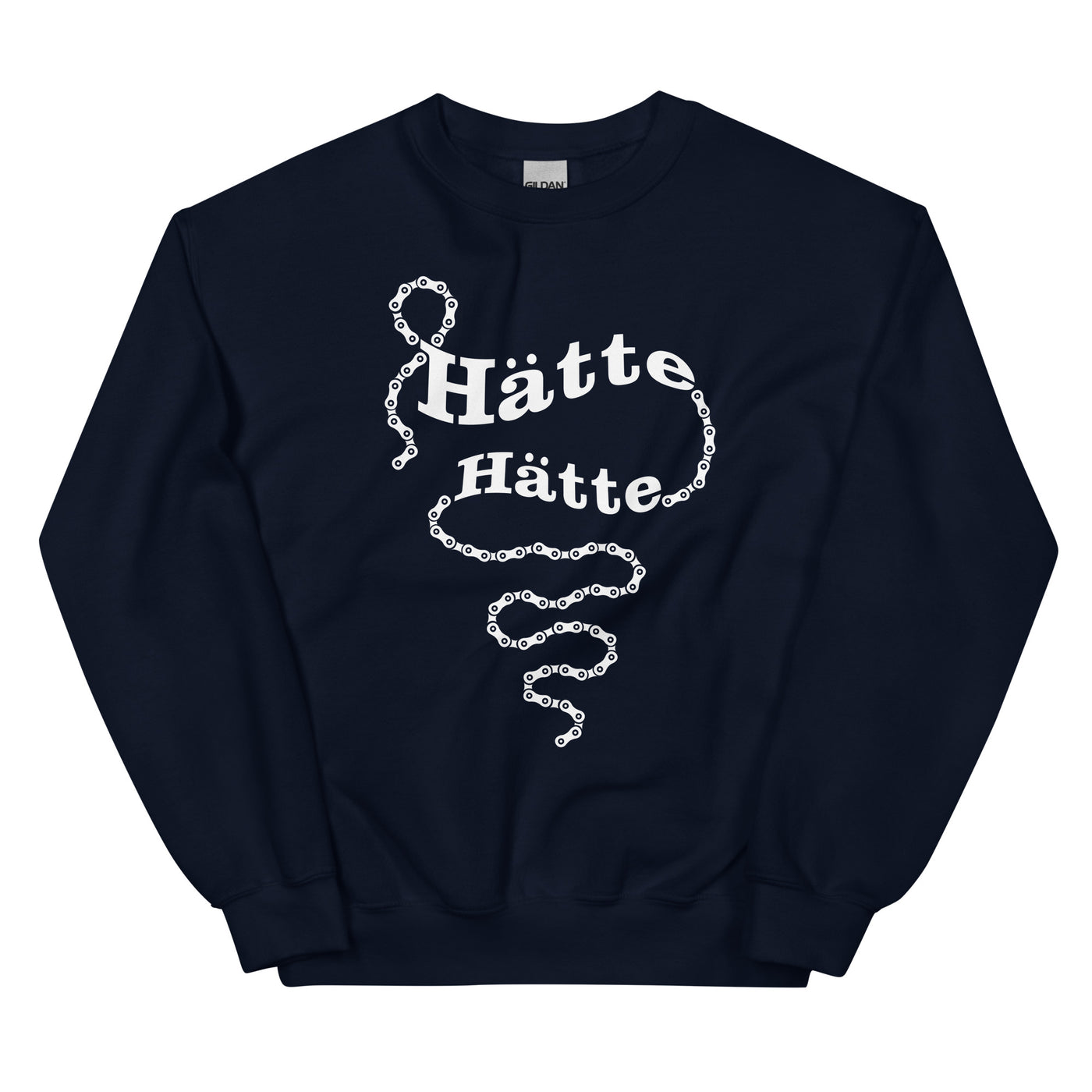 Hätte Hätte Fahrradkette - Sweatshirt (Unisex) fahrrad Navy