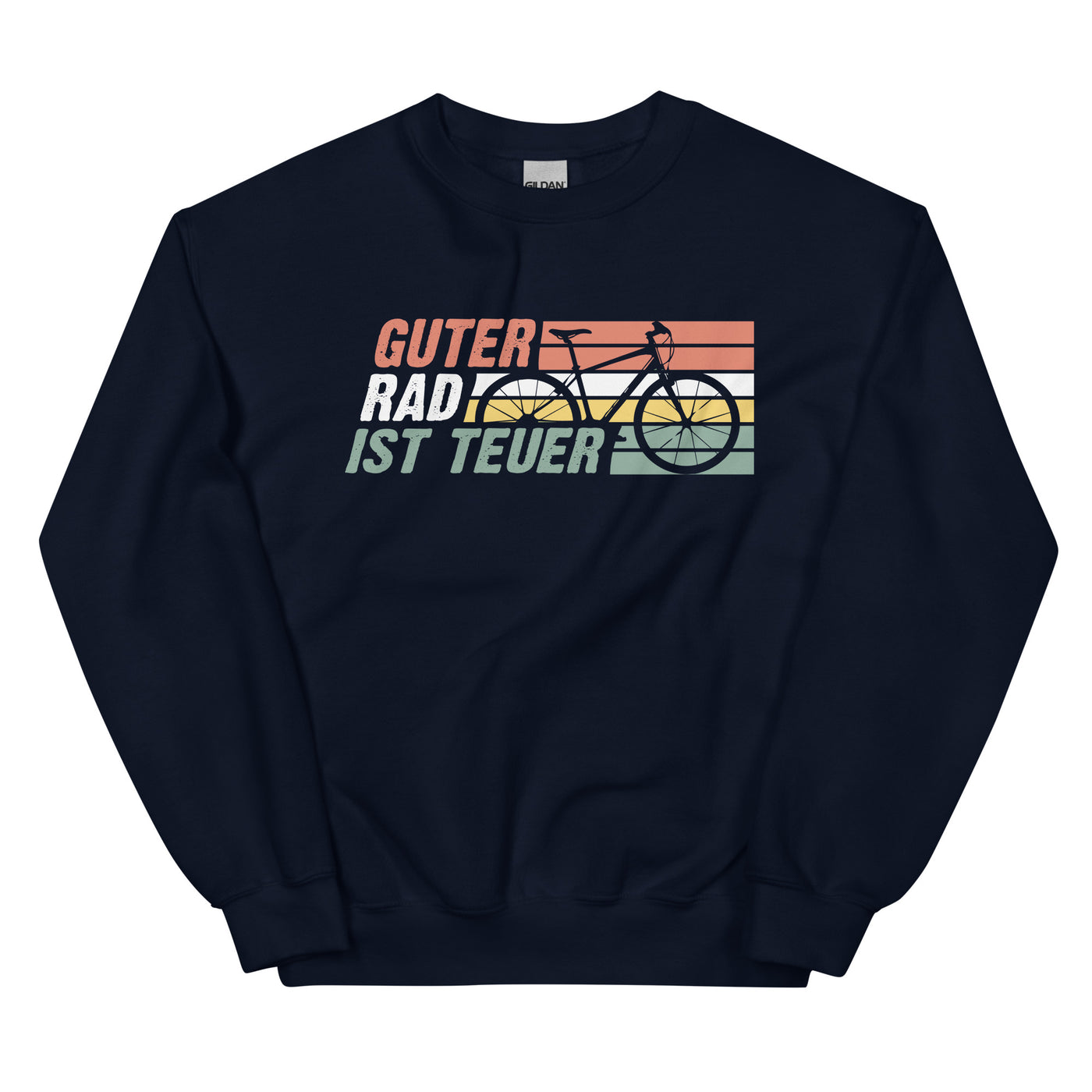 Guter Rad Ist Teuer - Sweatshirt (Unisex) fahrrad mountainbike Navy