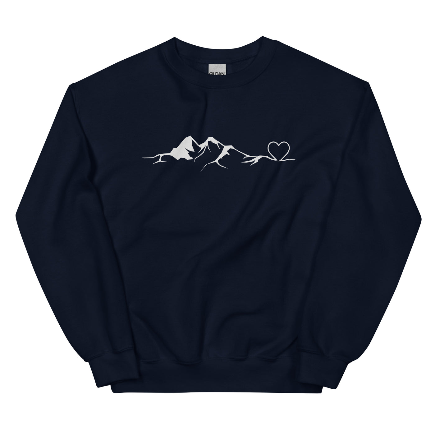 Bergverliebt - Sweatshirt (Unisex) berge klettern wandern Navy