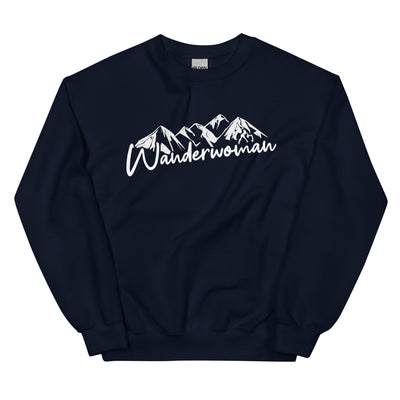 Wanderwoman - Sweatshirt (Unisex) berge wandern Navy