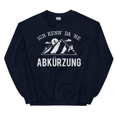 Ich kenn da ne Abkürzung - (M) - Sweatshirt (Unisex) xxx yyy zzz Navy