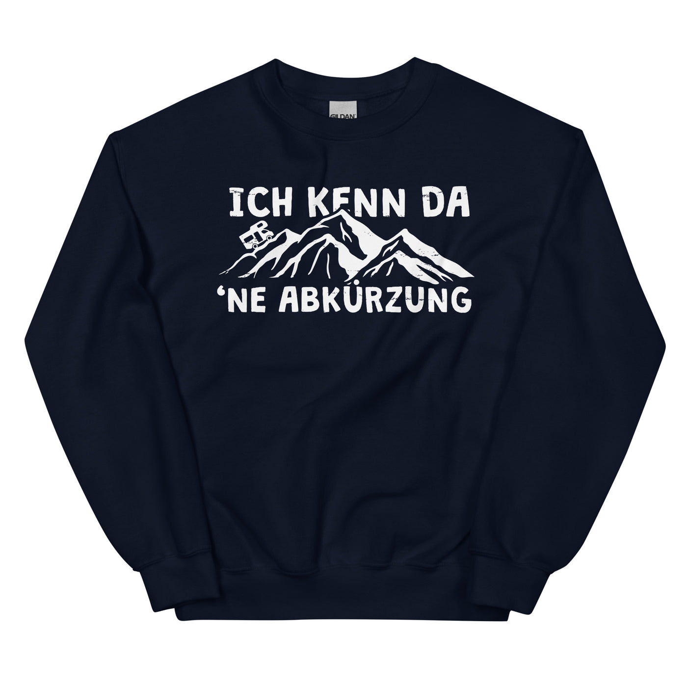 Ich kenn da ne Abkürzung - Wohnmobil - Sweatshirt (Unisex) camping xxx yyy zzz Navy