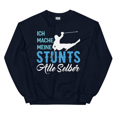 Ich mache meine Stunts alle selber - (S.K) - Sweatshirt (Unisex) klettern xxx yyy zzz Navy