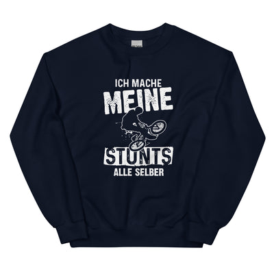 Ich mache meine Stunts alle selbst - (M) - Sweatshirt (Unisex) xxx yyy zzz Navy