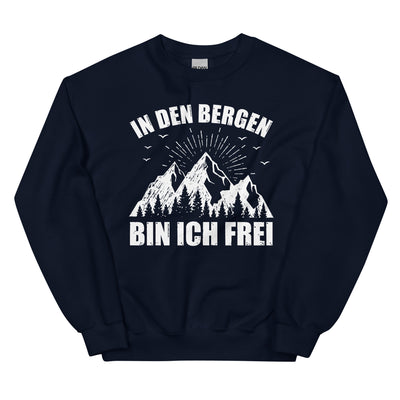 In Den Bergen Bin Ich Frei - Sweatshirt (Unisex) berge xxx yyy zzz Navy