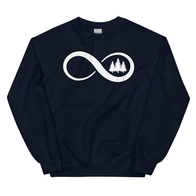 Infinity and Tree - Sweatshirt (Unisex) camping xxx yyy zzz Navy