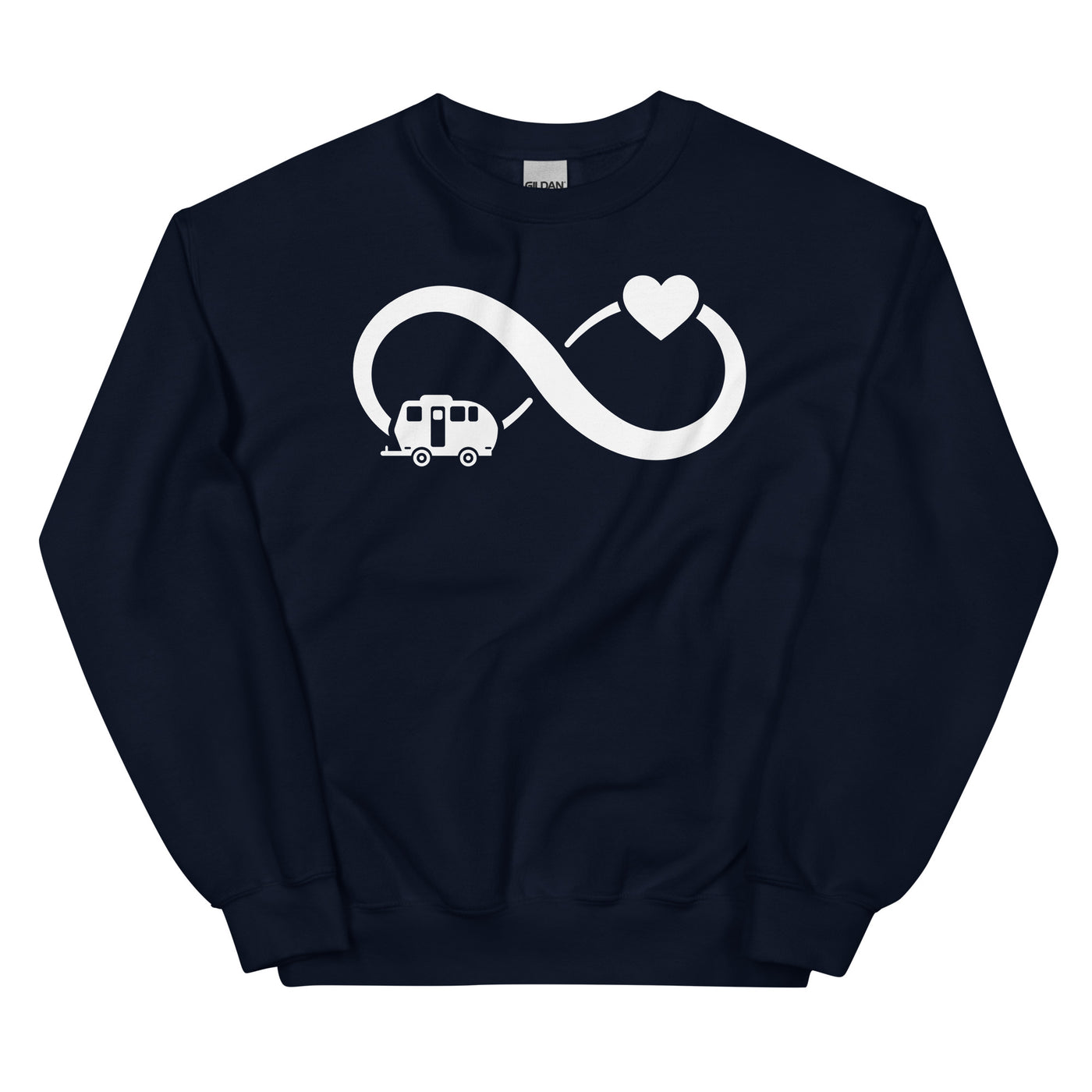 Infinity Heart and Camping 2 - Sweatshirt (Unisex) camping xxx yyy zzz Navy