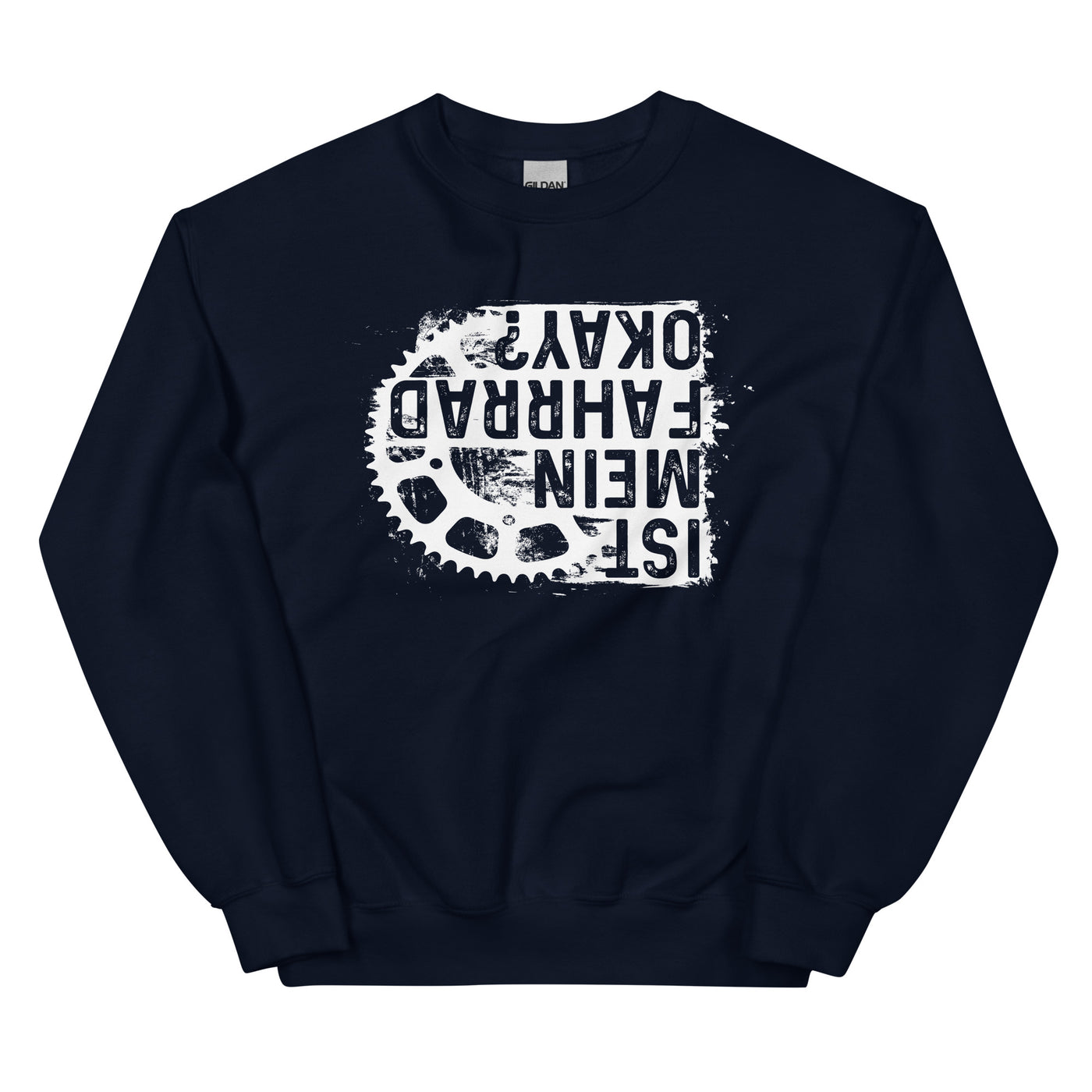 Ist mein Fahrrad okay - Sweatshirt (Unisex) fahrrad xxx yyy zzz Navy