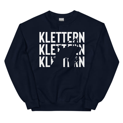 Klettern - Sweatshirt (Unisex) klettern xxx yyy zzz Navy