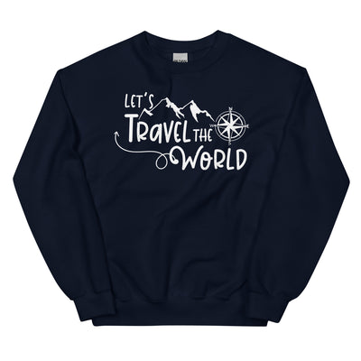 Lets travel the world - Sweatshirt (Unisex) camping wandern xxx yyy zzz Navy