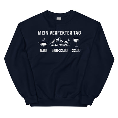 Mein Perfekter Tag - Sweatshirt (Unisex) berge xxx yyy zzz Navy