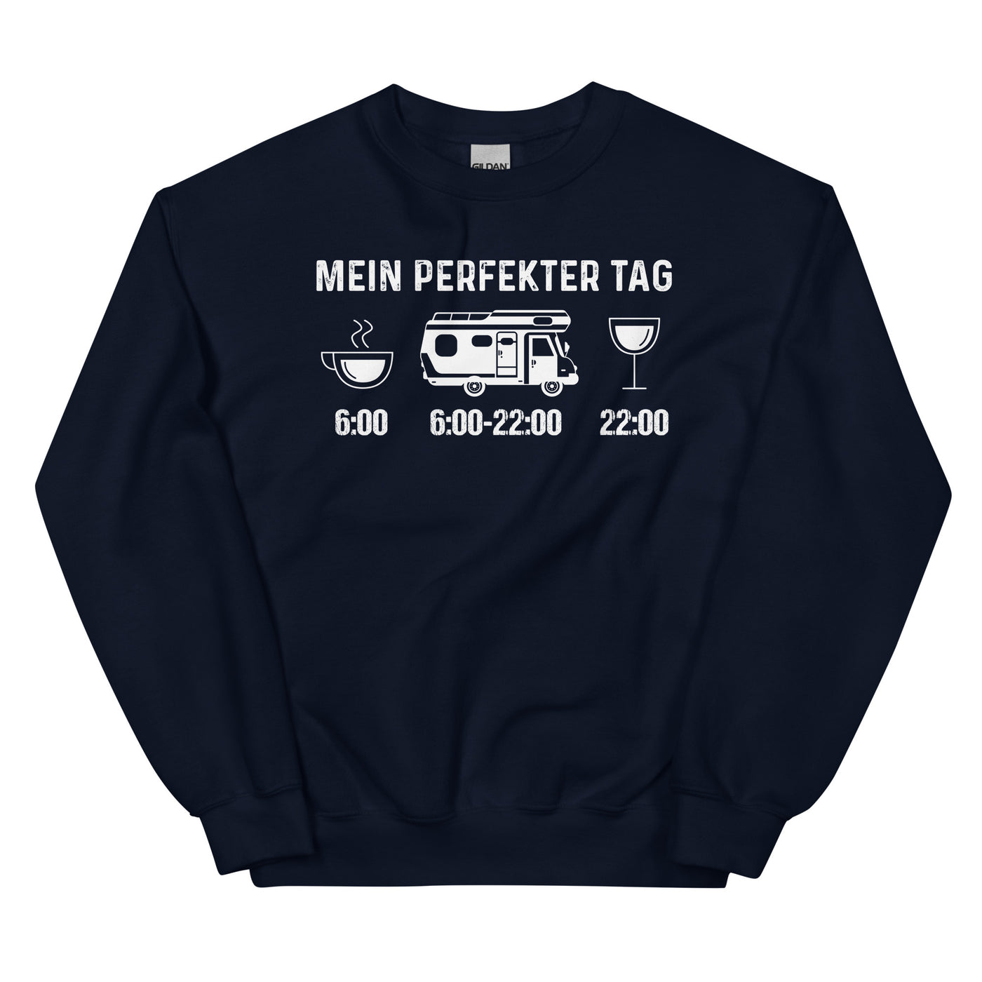 Mein Perfekter Tag - Sweatshirt (Unisex) camping xxx yyy zzz Navy