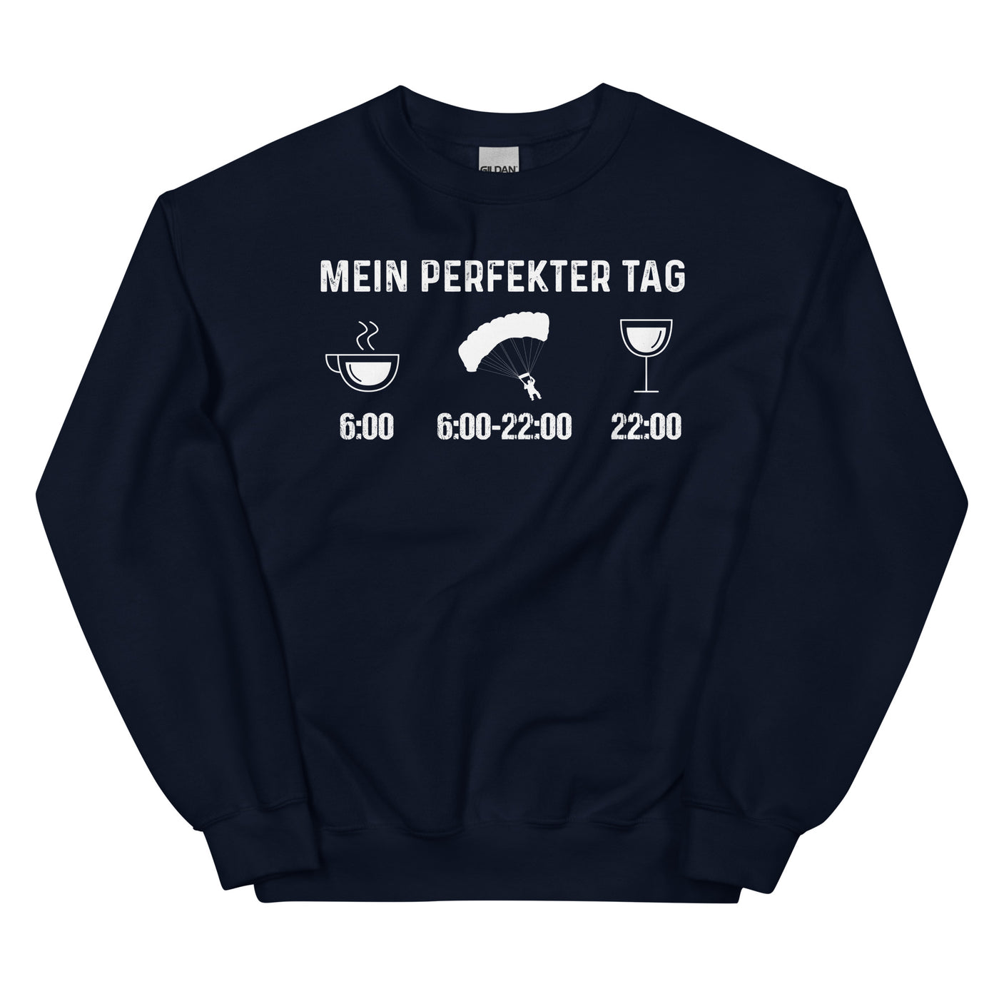 Mein Perfekter Tag 1 - Sweatshirt (Unisex) berge xxx yyy zzz Navy