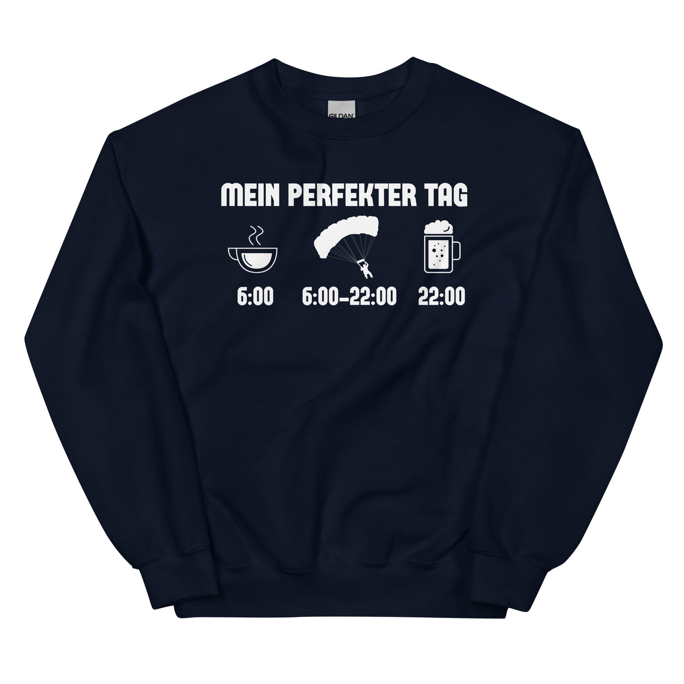 Mein Perfekter Tag 1 - Sweatshirt (Unisex) berge xxx yyy zzz Navy