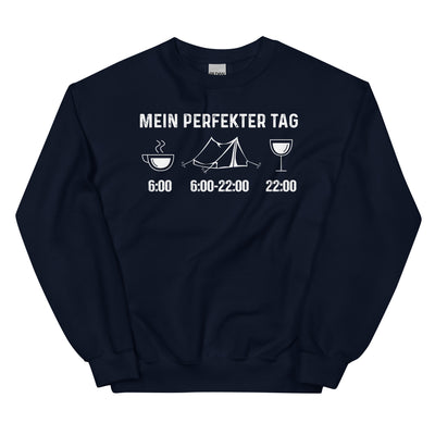 Mein Perfekter Tag 1 - Sweatshirt (Unisex) camping xxx yyy zzz Navy