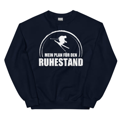 Mein Plan Fur Den Ruhestand - Sweatshirt (Unisex) klettern ski xxx yyy zzz Navy