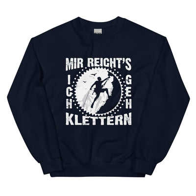 Mir reichts ich geh klettern - Sweatshirt (Unisex) klettern xxx yyy zzz Navy