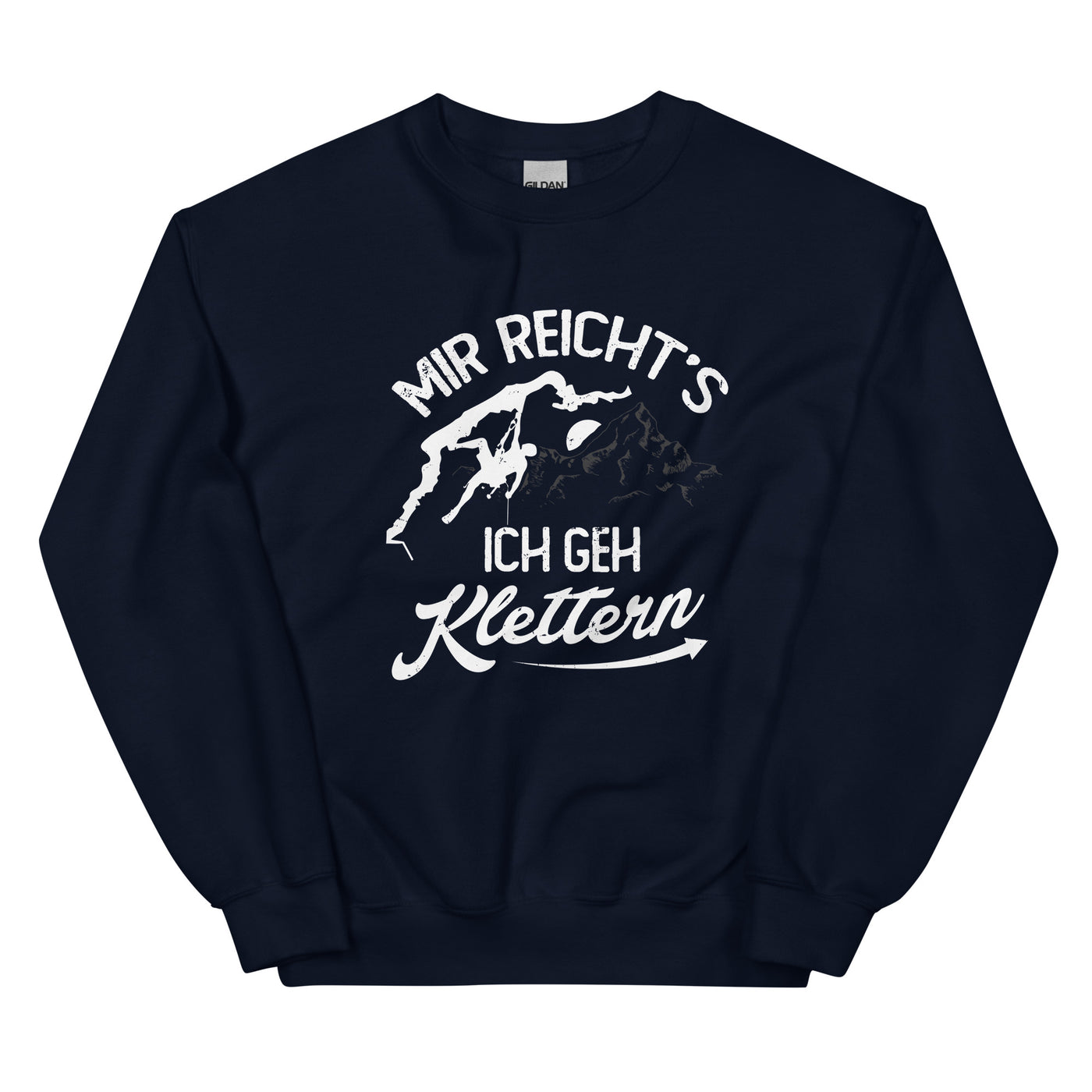 Mir reichts, ich geh Klettern - Sweatshirt (Unisex) klettern xxx yyy zzz Navy