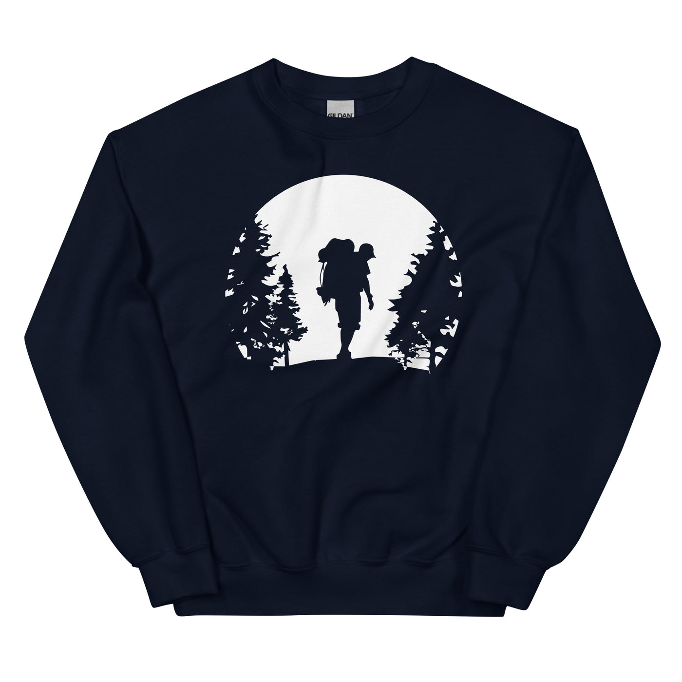 Moon - Wandern - (10) - Sweatshirt (Unisex) wandern xxx yyy zzz Navy