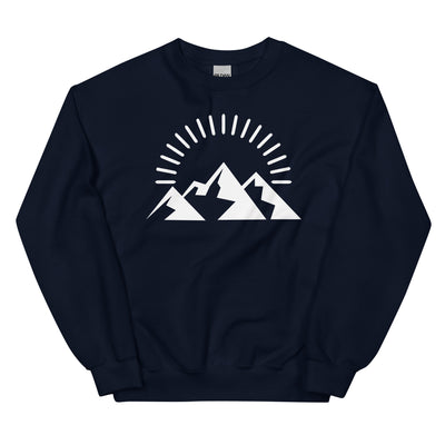 Berge (19) - Sweatshirt (Unisex) berge xxx yyy zzz Navy