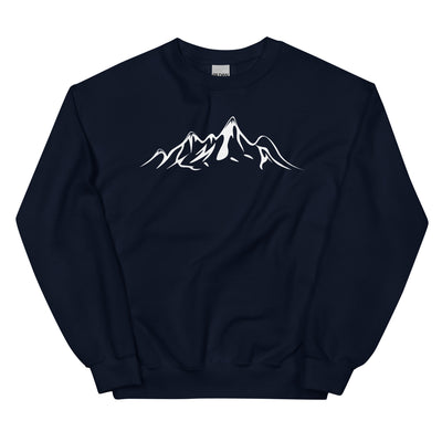 Berge (34) - Sweatshirt (Unisex) berge xxx yyy zzz Navy