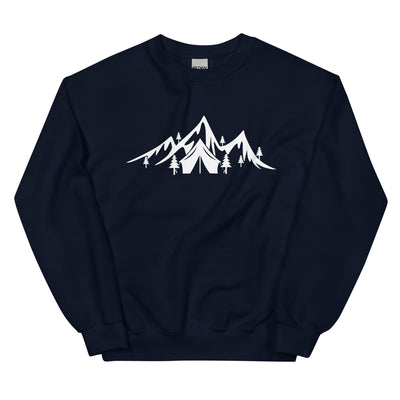 Berge - Camping - Sweatshirt (Unisex) camping xxx yyy zzz Navy