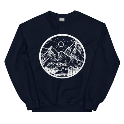 Berge - Camping Van - (12) - Sweatshirt (Unisex) camping xxx yyy zzz Navy