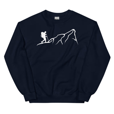 Berge - Wandern - (17) - Sweatshirt (Unisex) wandern xxx yyy zzz Navy