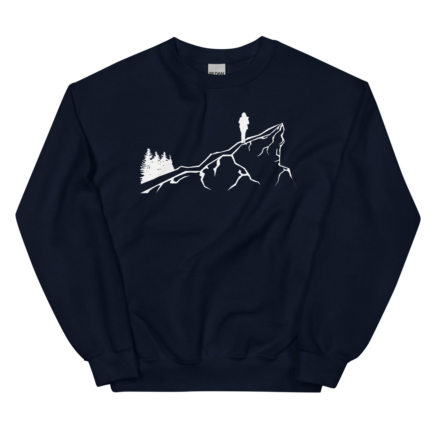 Berge - Wandern - (22) - Sweatshirt (Unisex) wandern xxx yyy zzz Navy