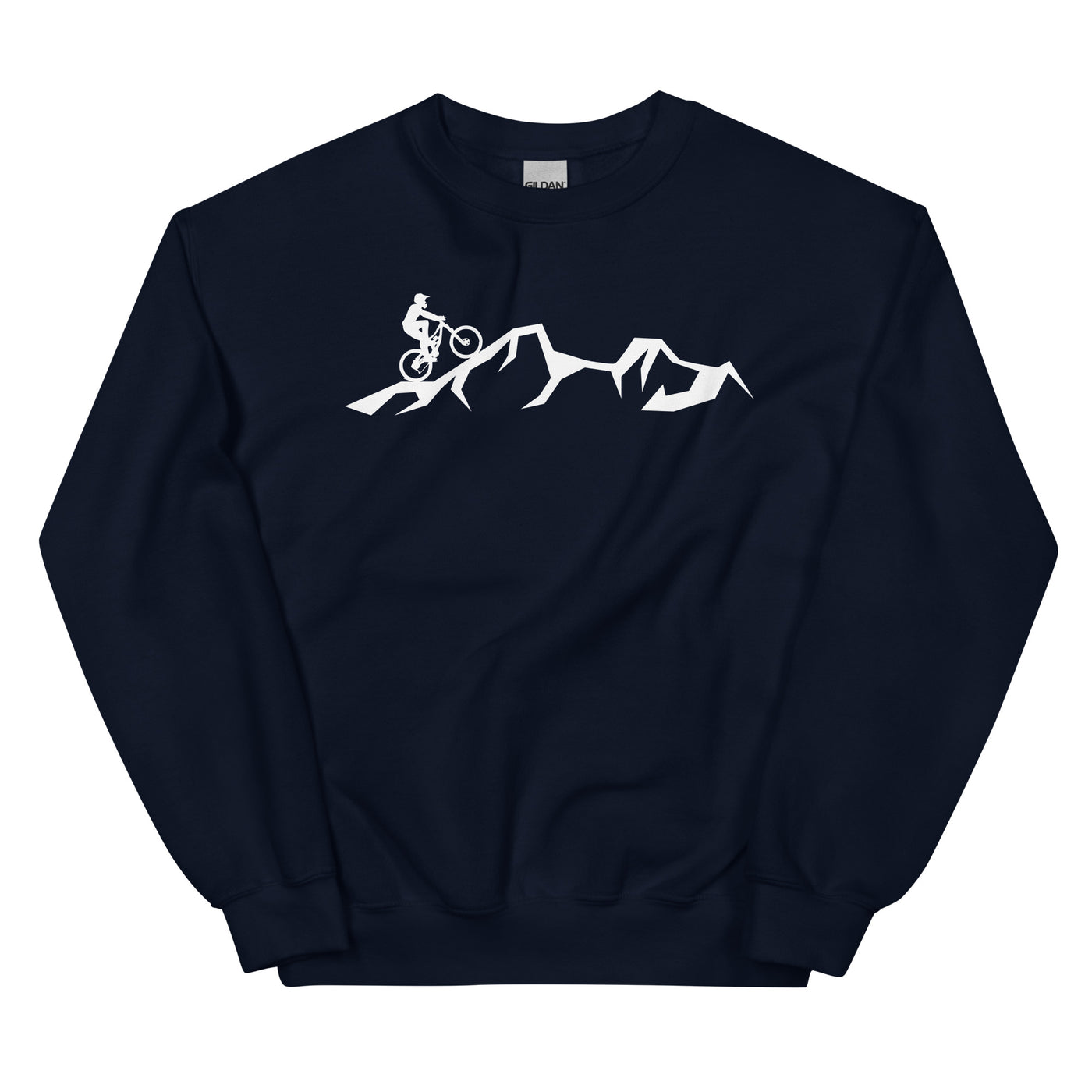 Berge - Mountainbike - (M) - Sweatshirt (Unisex) xxx yyy zzz Navy