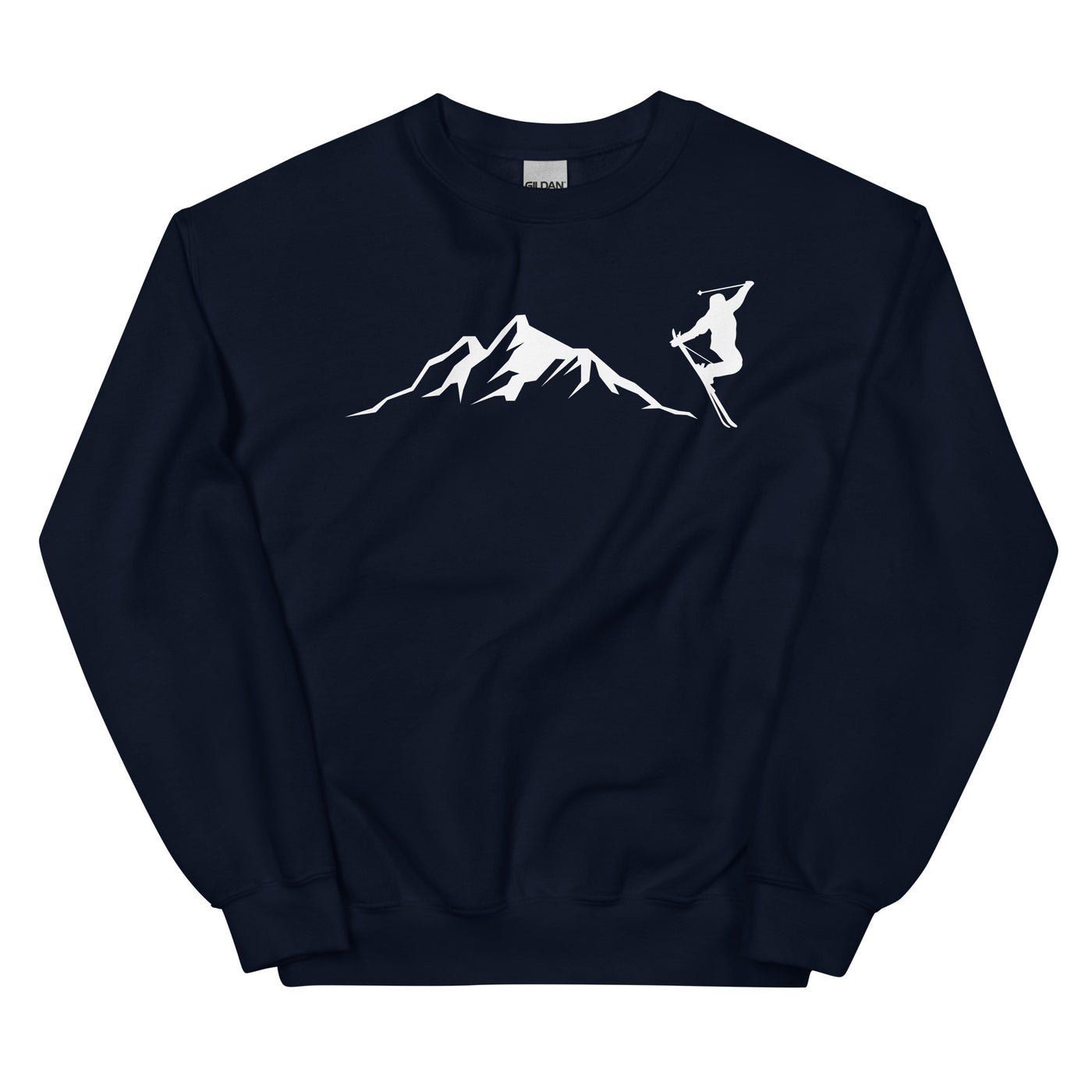 Berge - Skifahren - (14) - Sweatshirt (Unisex) klettern ski xxx yyy zzz Navy