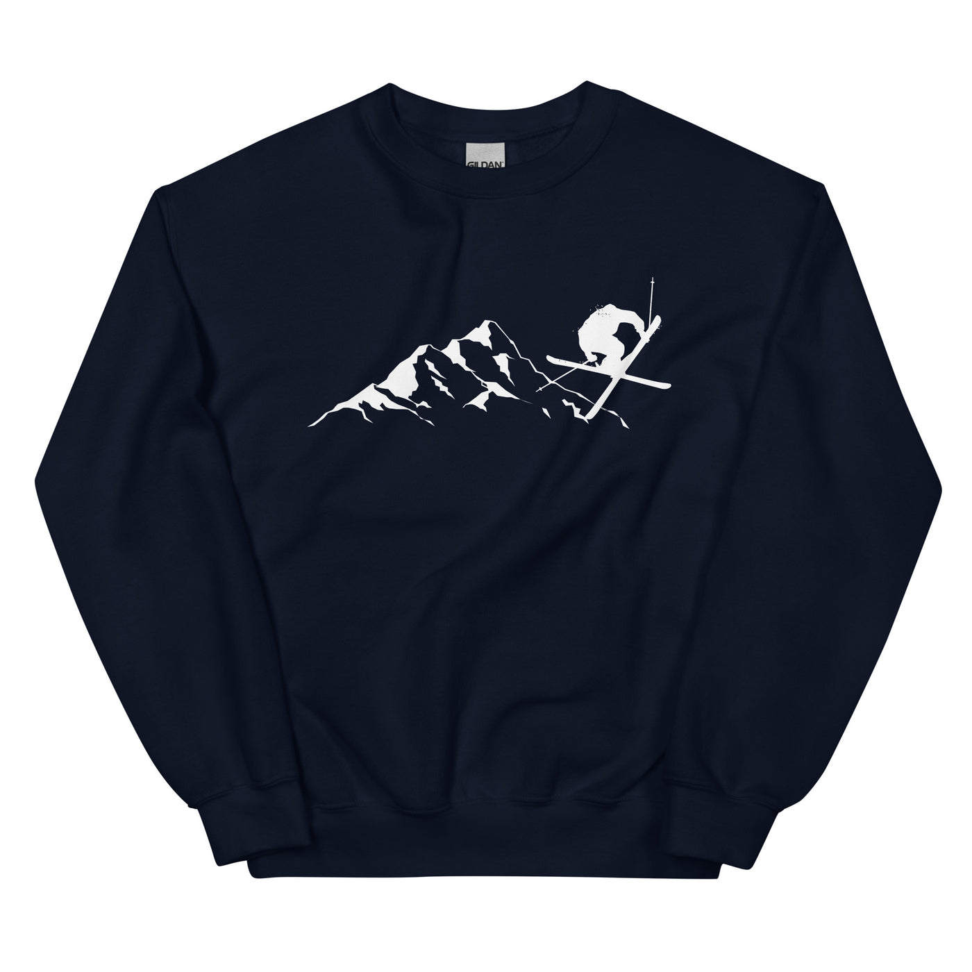 Berge - Skifahren - (15) - Sweatshirt (Unisex) klettern ski xxx yyy zzz Navy